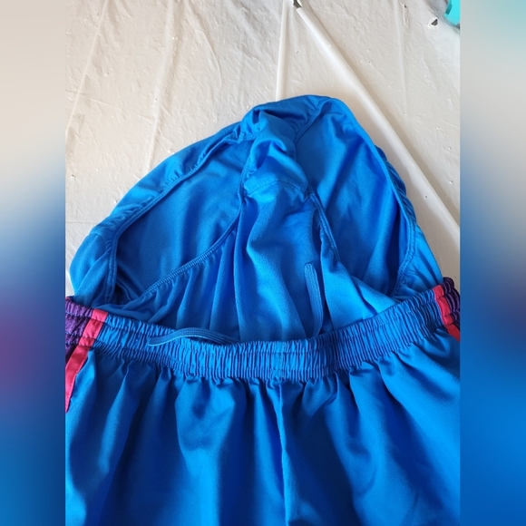 Nike Women's Athletic Shorts in Blue and Purple, Pink Accents, Size Small (24) - Picture 5 of 6